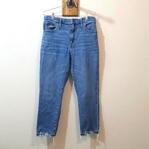Madewell High Rise Crop Boyjean